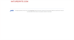 Desktop Screenshot of naturesrite.com
